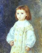 Pierre Renoir Child in White oil painting on canvas